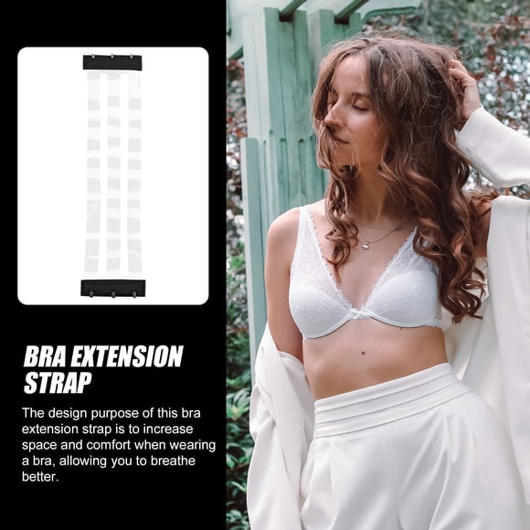 DECORNIJIA Underwear Extension Buckle Bra Lingerie Extender Matte Elastic 1Pack Daily Use Women