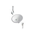 thumbnail image 1 of DROP Bath and Kitchen DR091132 Undermount Bathroom Sink Set, 1 of 6