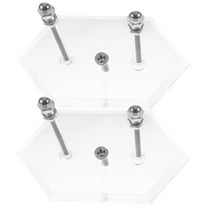 Masteelf 2Pcs Wall Mounted Skateboard Hanger Skateboard Storage Hanger Acrylic Skateboard Display Holder