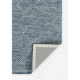 thumbnail image 6 of Momeni Mallorca Hand Hooked Wool Geometric Denim Area Rug 2' X 8' Runner, 6 of 10