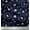 Dark Navy Blue, variant on Soimoi Blue Cotton Duck Fabric Wreath & Bird Fabric Prints By Yard 42 Inch Wide