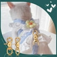thumbnail image 6 of DIY Brass Trigger Snap Hooks 2 Pack Swivel Round Snap Clips 2.8''/7.1cm Lobster Claw Clips Pet Buckle Heavy Duty Swivel Eye Hooks for Pet Leashes Purse Strap Belting Leathercraft, 6 of 6