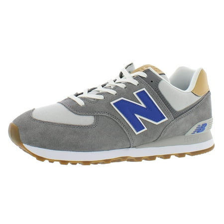 New Balance 574 Mens Shoes Size 9.5, Color: Grey/Royal/White