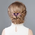 thumbnail image 4 of QIQUWOHUL Crystal Rhinestone Mini Hair Bow Barrettes Clip Designer Fashion Hair Accessories For Women Girls Cool Birthday Gift, 4 of 5