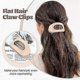 thumbnail image 3 of Women & Girls Curved Hair Clips Strong Hold Non - Slip Snap Claws, Fits Fine/Thick Hair, Multi - Color Fashion Accessories, 3 of 5