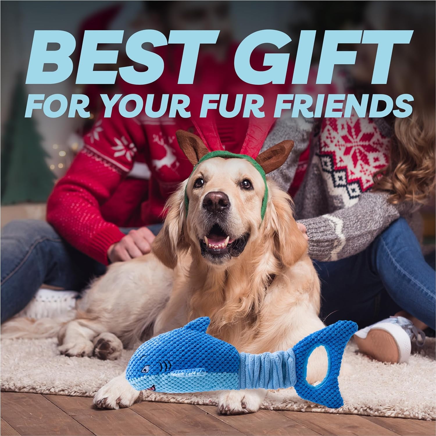 Aerqvix Durable Dog Toys for Small Large Dogs, Dog Chew Toy for Not Aggressive Chewers, Tough Squeaky Interactive Dogs Toys for Puppies Plush Puppy Toys Goose Pet Toy Puppy Chew Toys for Teething