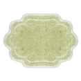thumbnail image 6 of Home Weavers Allure Collection Bathroom Rug 100% Cotton Tufted Bathroom Rug, Soft and Absorbent Bath Rugs, Non-Slip Bath Rug, Machine Wash Dry Bath Mats for Bathroom Floor- 17"x24" Bath Rug, Green, 6 of 9