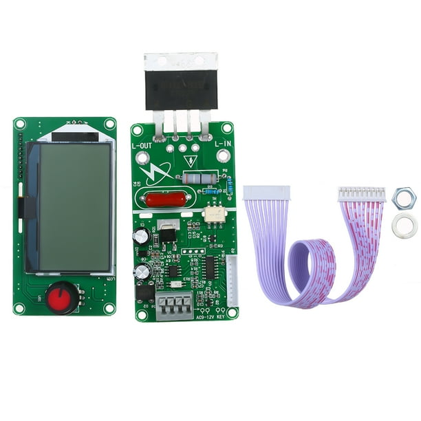 100A LCD Display Digital Double Pulse Encoder Spot Welder Controller