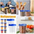 thumbnail image 2 of Container, Small Container with Lid, Spiral Lid, Leak Proof, Reusable and Stackable Plastic Dip Container, 2 of 5