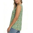 thumbnail image 6 of SwiftWear Women's Flowy Long Tank Tops Ladies Sleeveless Tunic Loose Fit Plus Size Summer V-Neck Casual Button Blouse, 6 of 6