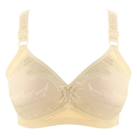 

TTSQY Women Fashion Solid Bra Wire Free Underwear One-Piece Bra Everyday Underwear