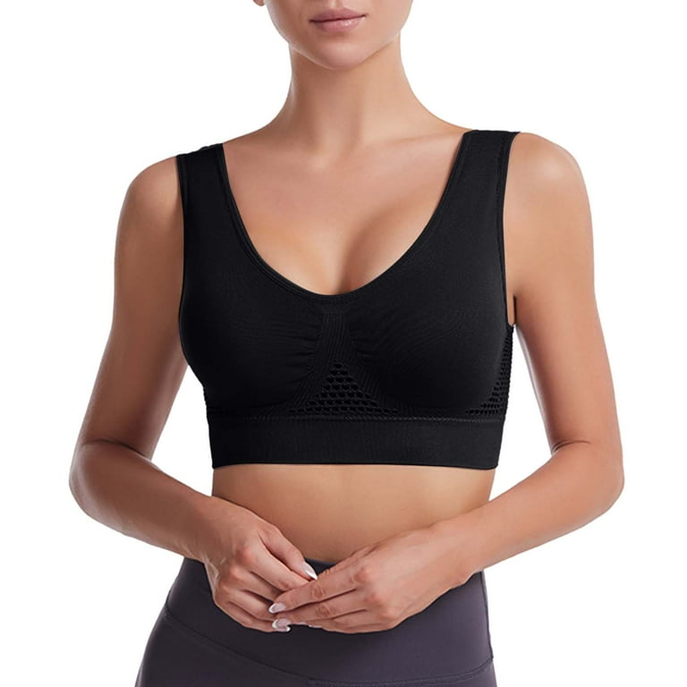 Booker Sports Bra Like Hot Cakes Hollow Sport Breathable Comfortable  Wireless Women Underwear Bra