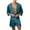 Navy, variant on Holiday Clearance! ZVNAΖH Men's Summer Robe with Hooded Lightweight Bathrobe House Kimono Sleepwear Pajamas
