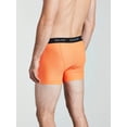 thumbnail image 4 of Bolter 4-Pack Men Nylon Spandex Performance Boxer Briefs (Large, Neons), 4 of 11
