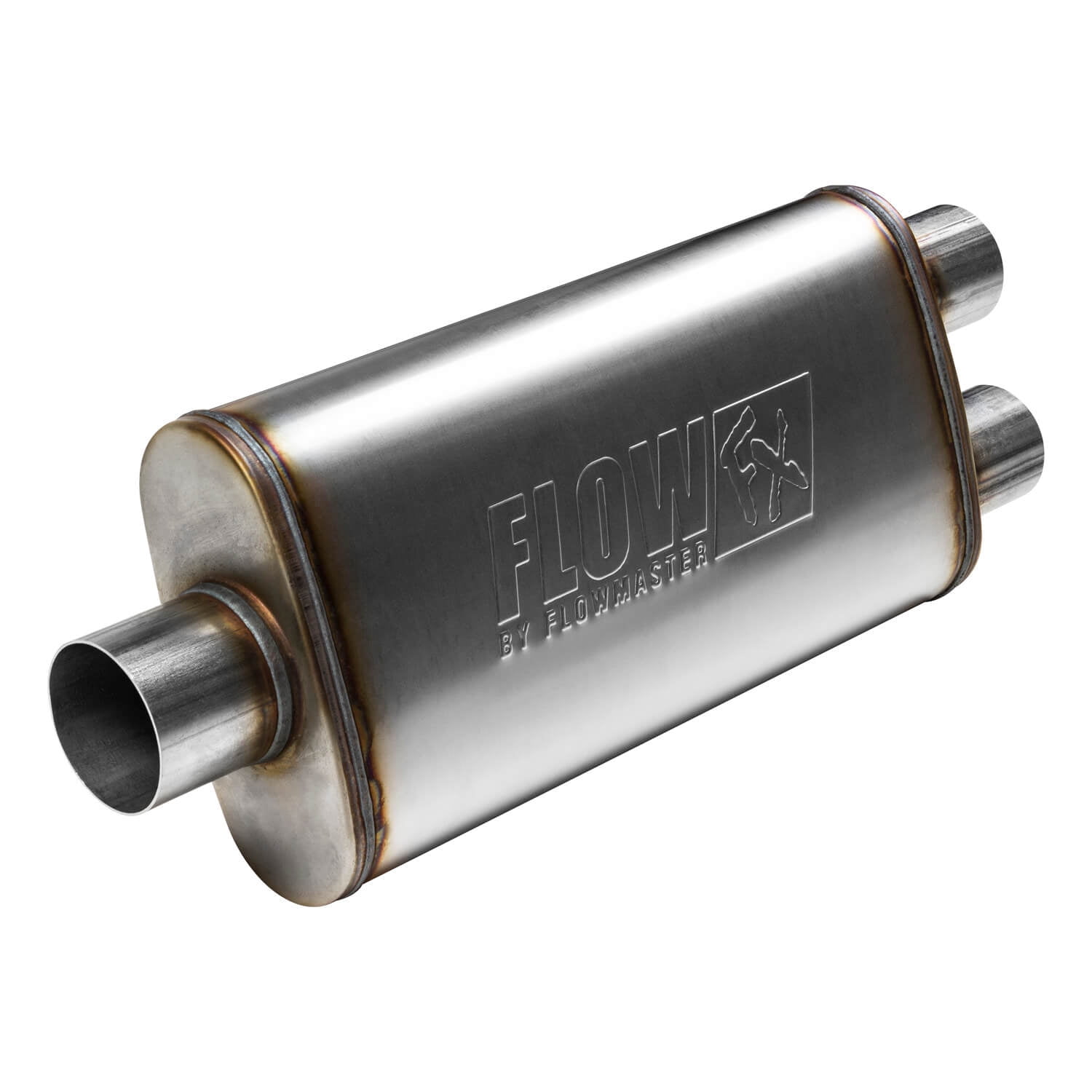 Flowmaster 50 Series Delta Flow Muffler - 2.5" Center Inlet/Offset Outlet