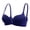 Blue, variant on Aofany Women's Push up Bra Underwire Seamless Comfort Lightly Padded Plunge T-Shirt Bra Everyday Bras, 34B-38B