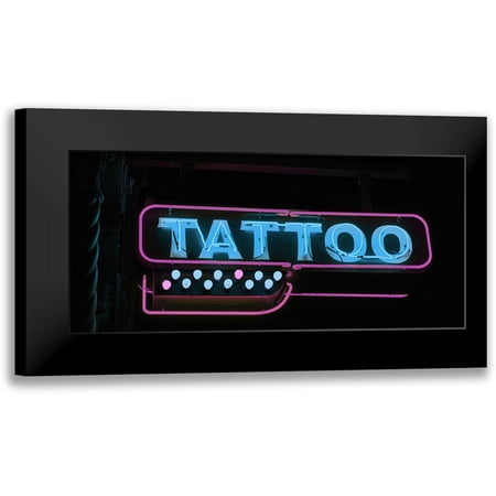 Sommers Mindy 14x9 Black Modern Framed Museum Art Print Titled - Tattoo
