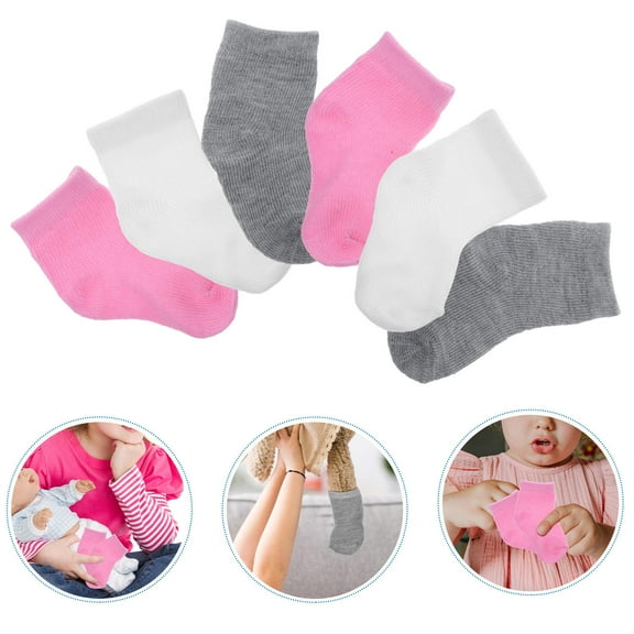 ELAYARD 6 Pairs Doll Accessories Enhance Doll's Wardrobe Assorted Color For Outdoor Adventures