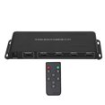 thumbnail image 2 of Conmutador de interfaz multimedia HD de 4 puertos compatible con 8K 60Hz 4K 120Hz HDR Conmutador de interfaz multimedia HD 100-240V Enchufe europeo, 2 of 5