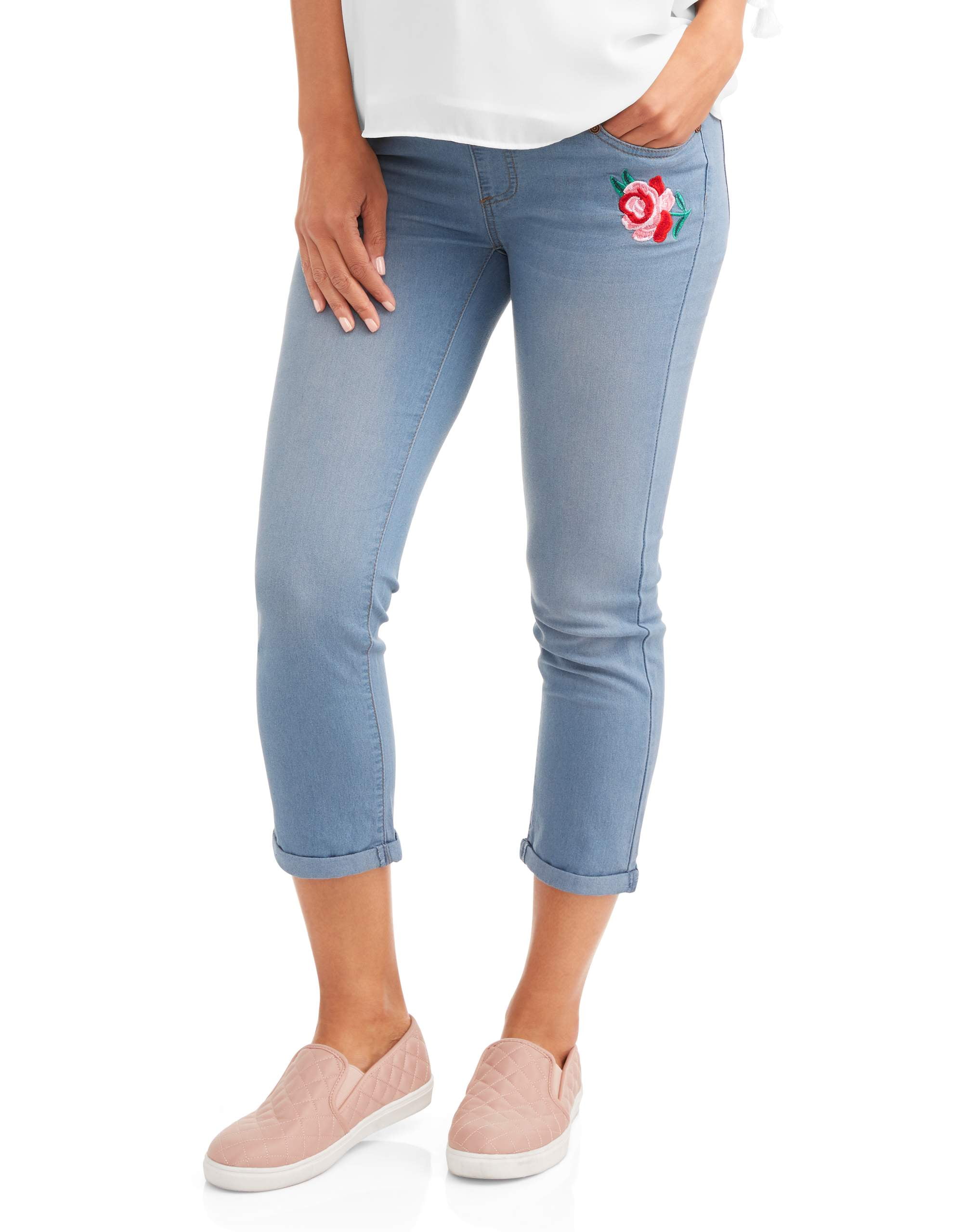 panel patch jeans