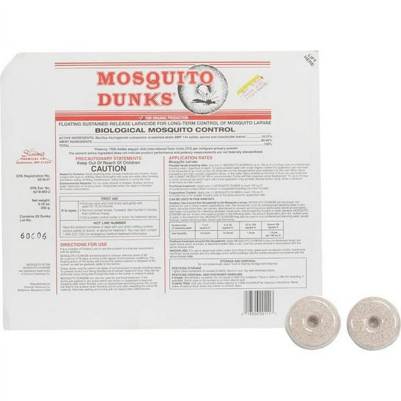 Summit 20 Count Slow Release Mosquito Dunks