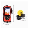 thumbnail image 2 of Portable Fish Finder 100M/300FT Depth Fish Alarm Wired Fish Detector Echo Sounder Wireless ,Easy to Use, 2 of 7