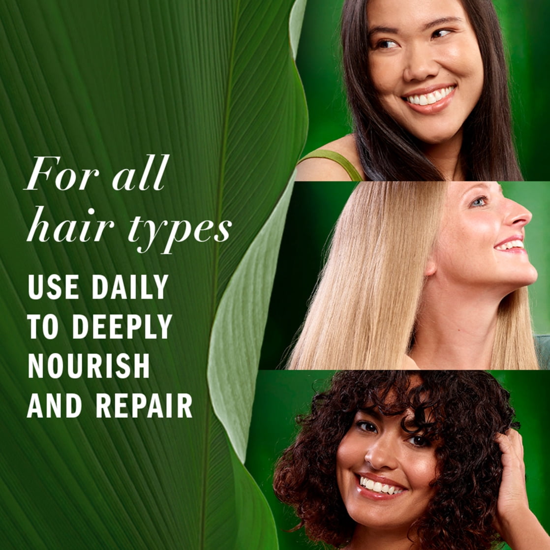 Herbal Essences Leave in Conditioner, Aloe and Camellia Flower Oil, Certified Pure Plants, 7.6 fl oz