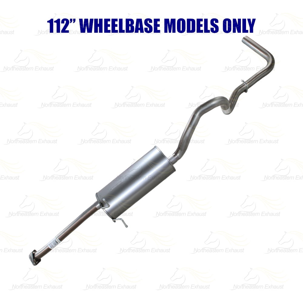 Northeastern Exhaust | Stainless Steel Intermediate Pipe, Muffler & Tail Pipe Exhaust System Kit Compatible for Mazda B3000 2004-2011 3.0L 112" WB | Truck | Direct-Fit