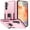 Pink, variant on ANTSHARE for Samsung Galaxy A35 5G Case with [1*Tempered Glass Screen Protector][10FT Military Fully Body Shockproof]360 Rotatable Stand,Compatible with Samsung A35 5G