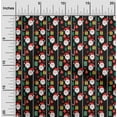 thumbnail image 1 of oneOone Viscose Jersey Black Fabric Merry Christmas Craft Projects Decor Fabric Printed By The Yard 60 Inch Wide, 1 of 1