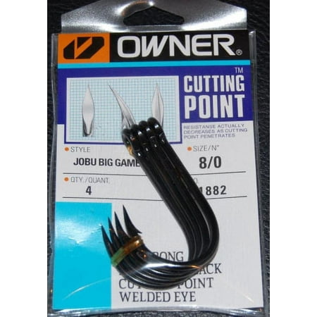 UPC: 0054831003921 | Owner 5134-188 Jobu Big Game Hook with Cutting Point Size 8/0