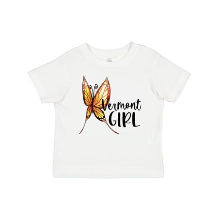 

Inktastic Vermont Girl- Butterfly Gift Baby Girl T-Shirt