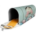 thumbnail image 6 of Easter Bunny Eggs Mailbox Cover Mailbox Wraps, Waterproof Mailbox Covers Magnetic Post Box Cover Large Size 25.5"(L) x 21"(W) Garden Yard Outside Farmhouse Home Decor, 6 of 6