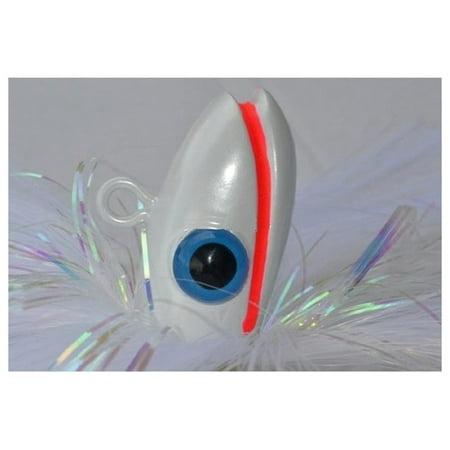 - Rock Fish Candy 24 oz & 6 oz Mojo Lures Loaded with 9-Inch Swimbait Shad Bodies Tandem Parachute Rigged & Ready White