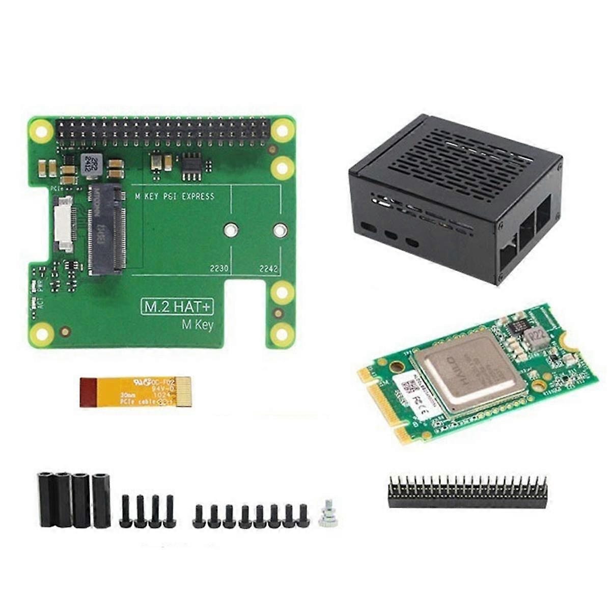 Acceleration Development Kit For 5 AI Kit M.2 HAT+ Al Acceleration Module+Case 13 TOPS Gen3 for ...