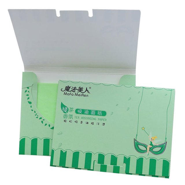 XYCCA 100Pcs/pack Women Blotter Face Oil Control Absorbing Paper Blotting Tissues-082302
