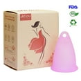 thumbnail image 1 of Reusable Menstrual Cup,Tampon and Pad Alternative,Soft and Flexible,Best Vaginal Period Cup for Heavy Flow and Beginners., 1 of 5