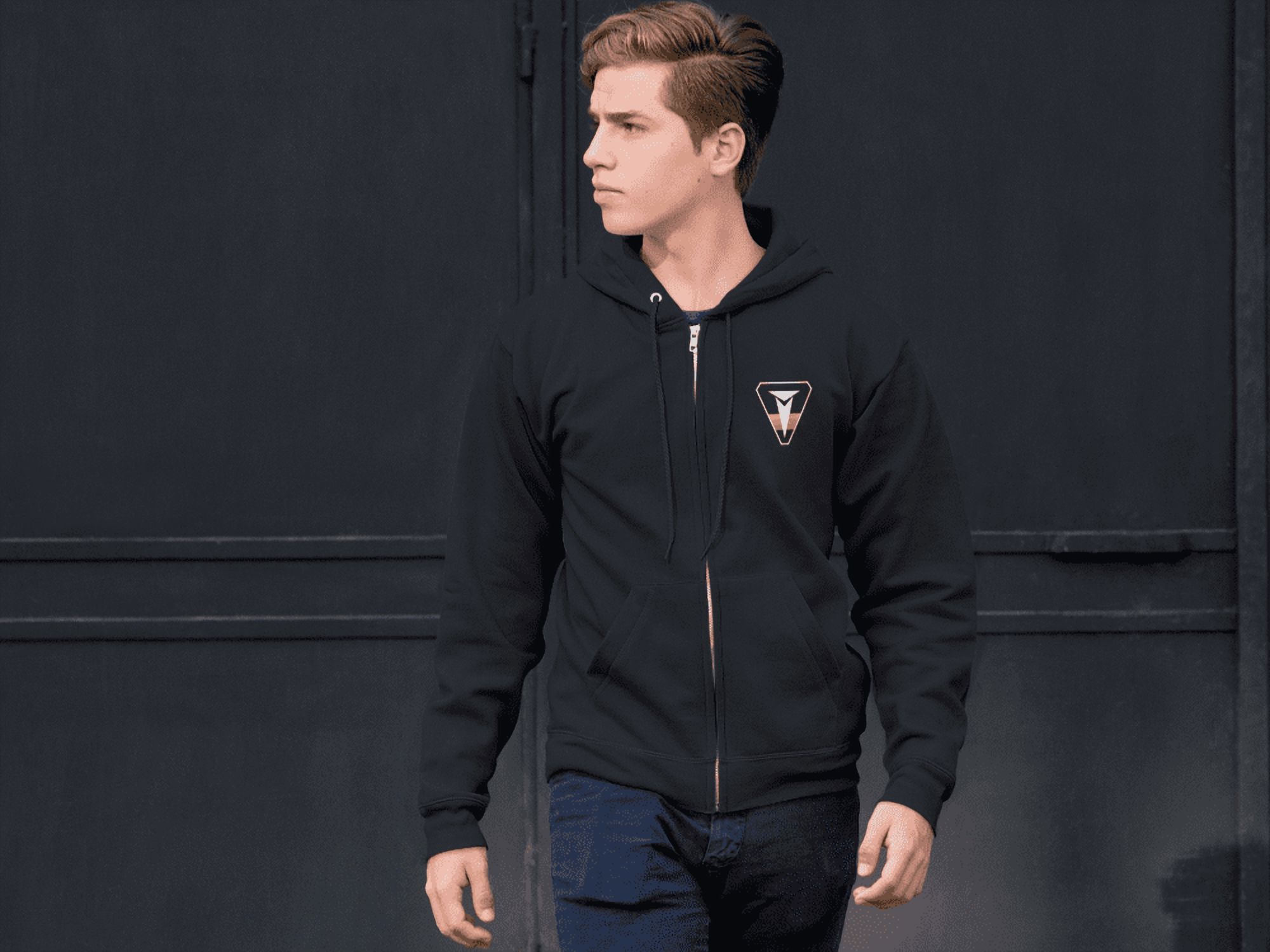 Toyota TRD Retro Vintage Badge Zip-Up Hoodie