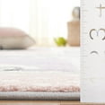 thumbnail image 4 of SAFAVIEH Carousel Kids Roadmap to Home Runner Rug, Gray/Pink, 2' x 8', 4 of 10