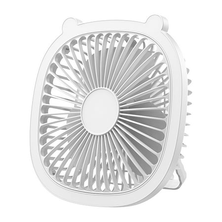 

Lopecy-Sta Desk Mini Fan Desktop Fashion and Convenient Mute 3-speed Fan Night Light Wall-mounted Two-in-one USB Charging Mini Fan Fans for Indoor Cooling Fan; (Green)