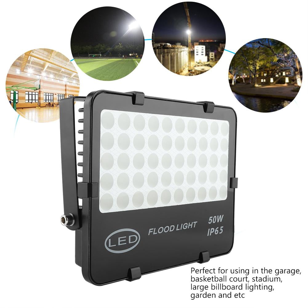 Ejoyous 110v 50w Led Flood Lights Super Bright Outdoor Work Light For Large Billboard Lighting Us