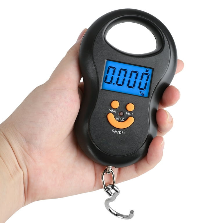 110lb/50kg Digital Fish Scale, Portable Luggage Weight Scale
