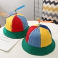 thumbnail image 2 of Children Kids Helicopter Propeller Bucket Hat Beaded Summer Baby Fisherman Cap, 2 of 4