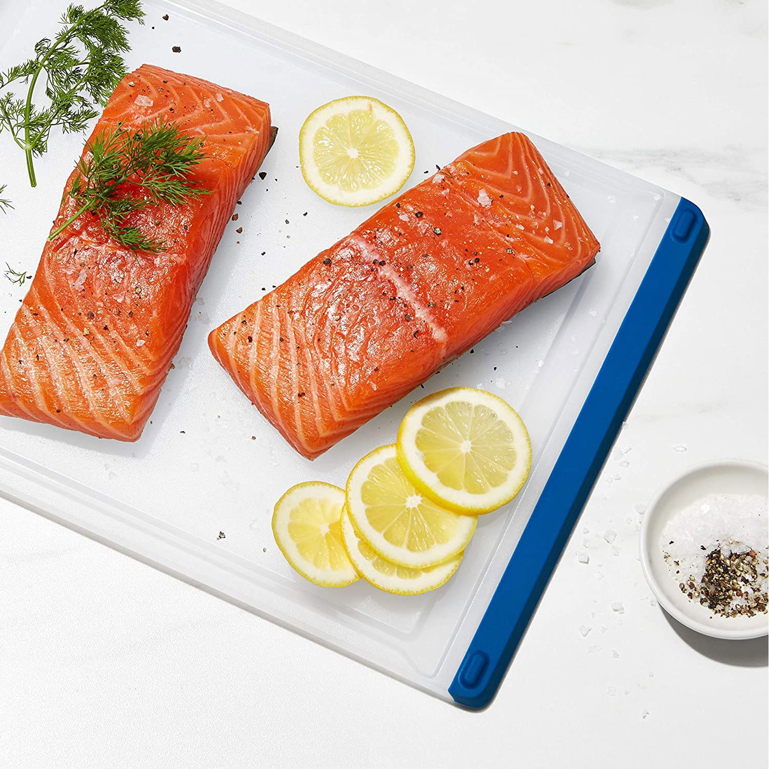 OXO Good Grips 3 Piece Non Slip Double Sided Cutting Board Set, Clear