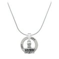 thumbnail image 1 of Delight Jewelry Silvertone 3-D ''Denied'' Stamp Joy Ring Charm Necklace, 18", 1 of 4