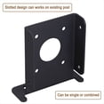 thumbnail image 3 of Juego de 4 Soportes Ajustables para Base de Poste de PéRgola para Valla de Madera, Soportes de Base de Anclaje de Poste de Alta Resistencia para BuzóN de Barandilla de Cubierta, 3 of 5