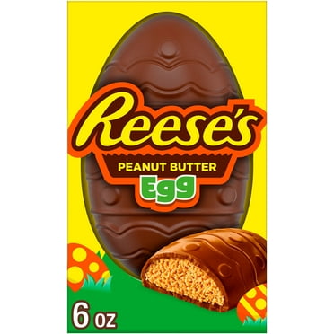 Reese's Milk Chocolate Peanut Butter Egg Easter Candy, Gift Box 6 oz