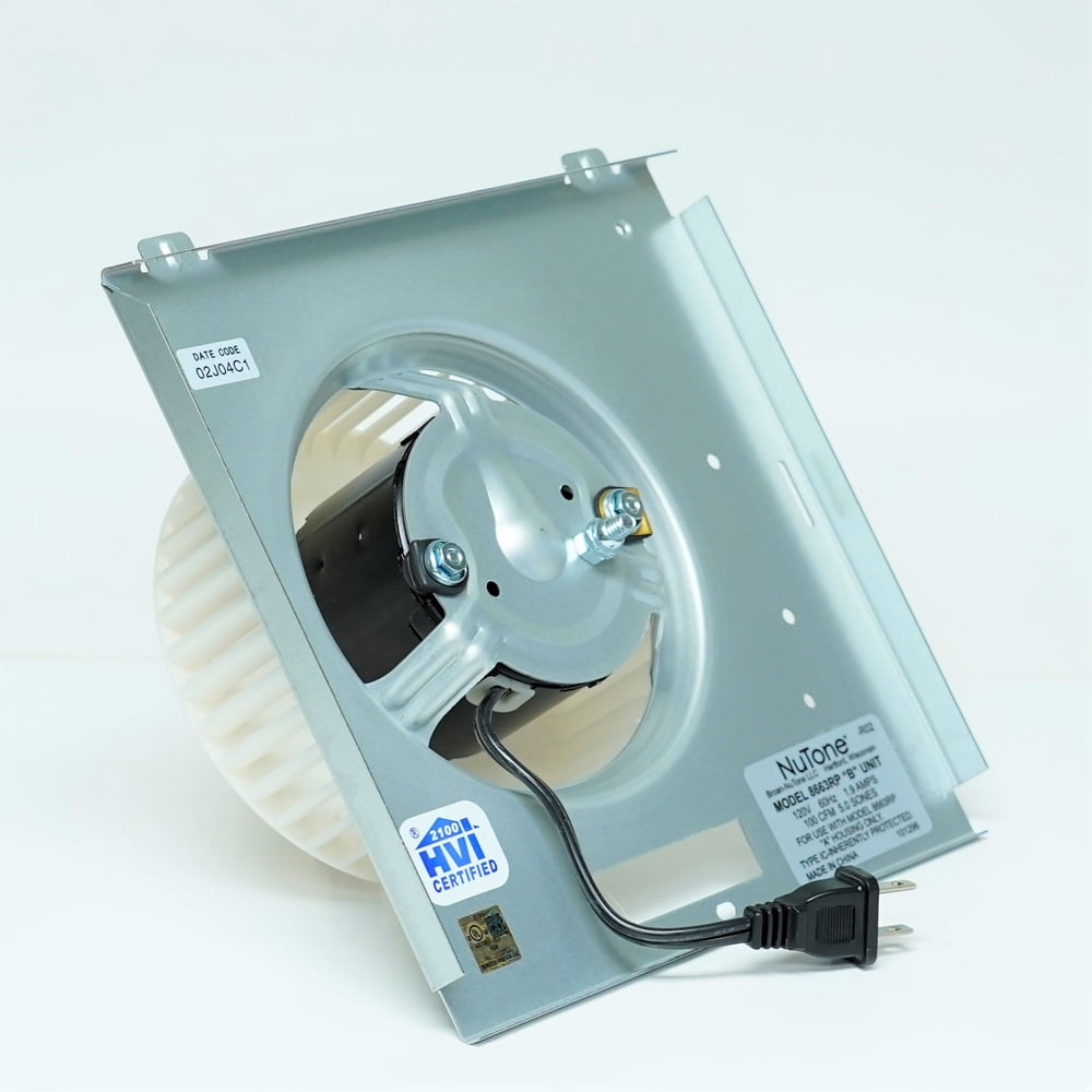 NuTone Motor (8663RP) Assembly 97017705 1550 RPM; 1.2 Amps, 115 Volts