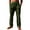 Green, variant on Mlzmgr Pants for Men Loose Fitted Elastic Waisted Straight Leg Ribbed Knit Trousers with Pockets Athletic Casual Pants