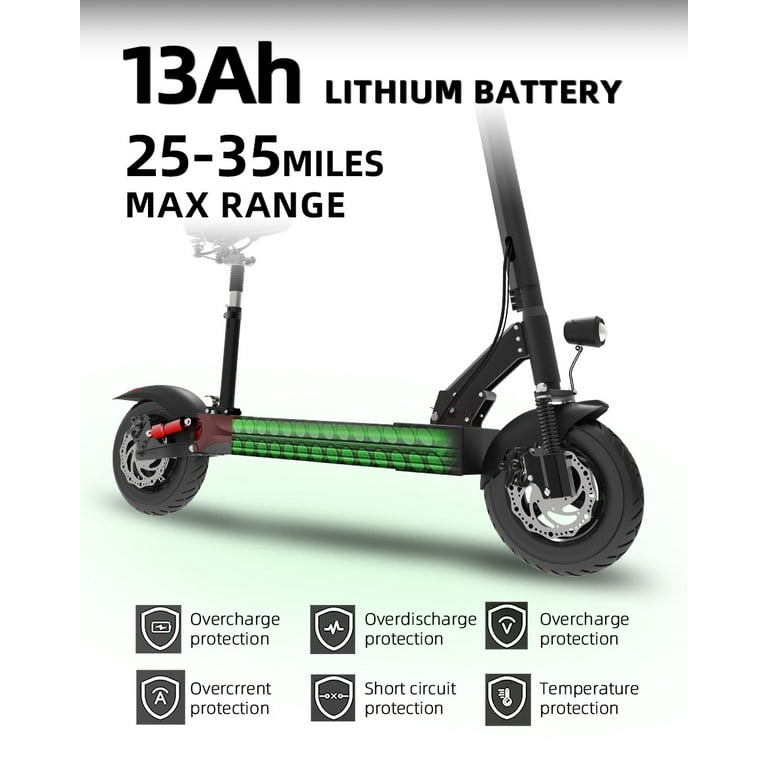 JUEXING 1000W Electric Scooter, 31.5 mph, 35 Miles Range